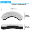 thumbnail image 3 of 16Pcs Pet Water Fountain Water Fountain Sponge Filter Replacement for WF050 Fountain, 3 of 8