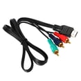thumbnail image 4 of IFANLANDOR audio video cable to 3- Convert Cable Black PVC for Tech Users 1Pack, 4 of 7