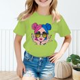 thumbnail image 2 of TZEWGL T-Shirts pour Enfants Impression Graphique Col Rond Manches Courtes Vêtements pour Filles Garçons Taille 7-8T, 2 of 5