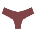 thumbnail image 3 of B91xZ Culottes String Respirantes Sans Couture pour Femmes, Marron Taille Unique, 3 of 3