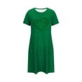 thumbnail image 5 of Miqool Robe de Nuit pour Femmes à Manches Courtes, Grande Taille, Robes de Maison, Douce, Robe de Nuit pour Dames, Chemise de Sommeil à Imprimé Mignon, 5 of 5