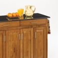 thumbnail image 4 of Homestyles Create-a-Cart Chariot de Cuisine Roulant en Bois Brun, 4 of 23