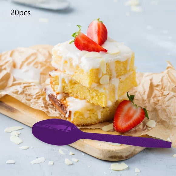 Ensemble de Couverts de Fête de 20 Pcs avec Couteau, Fourchette et Cuillère, en Plastique de Haute Qualité, Design Élégant pour Événements à Thème, Convient à une Utilisation Intérieure et Extérieure, Va au Lave-Vaisselle pour un Nettoyage Facile