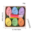 thumbnail image 2 of Easter Eggs Craft Decorations,Easter Egg Decorating Kit,White Plastic Eggs with Dye Kit,Easter Tree Ornaments,Plastic Eggs with Rope for Easter Decoration,Easter Egg Hunts ,Diy Painted Easter Eggs, 2 of 8