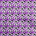 thumbnail image 1 of oneOone Velvet Violet Fabric Poker Card Craft Projects Decor Fabric Printed By The Yard 58 Inch Wide, 1 of 4