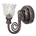 thumbnail image 2 of Dollhouse Wall Light, Exquisite Appearance Retro Look Metal Plastic 1:12 Dollhouse LED Wall Lamp Warm Lighting With Battery For Collection, 2 of 8