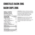 thumbnail image 2 of Yum Yum Bacon chips 200g, 2 of 5