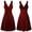 F-Red, variant on Kcodviy Sling Dresse Skirt Retro Teenager Casual Dresses Size Slim Flare Pleated Swing Dress Plus V Neck Women's Causal Dresses for Women Women's Dress