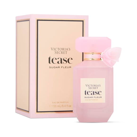 Victoria's Secret Tease Eau de Parfum Sugar Fleur, Notes de Pomme Fraîche, Bourgeon Floral et Caramel Rose, Parfums pour Femmes (3,4 oz)