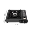 thumbnail image 3 of Jusqu'à 60 % de Rabais SEMPAI Réchaud Portatif au Butane, Réchaud à Gaz Simple, Essentiel pour le Camping et la Randonnée, Haute Performance, Double Pare-Vent, Alliage d'Aluminium et Sécuritaire Promotions Soldes du Lendemain de Noël, 3 of 7