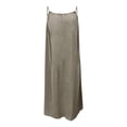 thumbnail image 4 of EGNMCR Robe Longue Ample à Bretelles pour Filles, Mode, Mignonne, Couleur Unie, avec Cordon au Dos, Robe pour Filles, 4 of 9