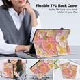 thumbnail image 4 of XYX Case for Samsung Galaxy Tab S10 Plus/S9 FE Plus/S9 Plus 12.4 inch, Colorful Pattern PU Leather Stand Cover, Pink Flower, 4 of 6