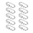 thumbnail image 3 of Chain Connector,10Pcs Quick Link Connector Quick Link Carabiner Quick Link Connector Professionally Tested, 3 of 14