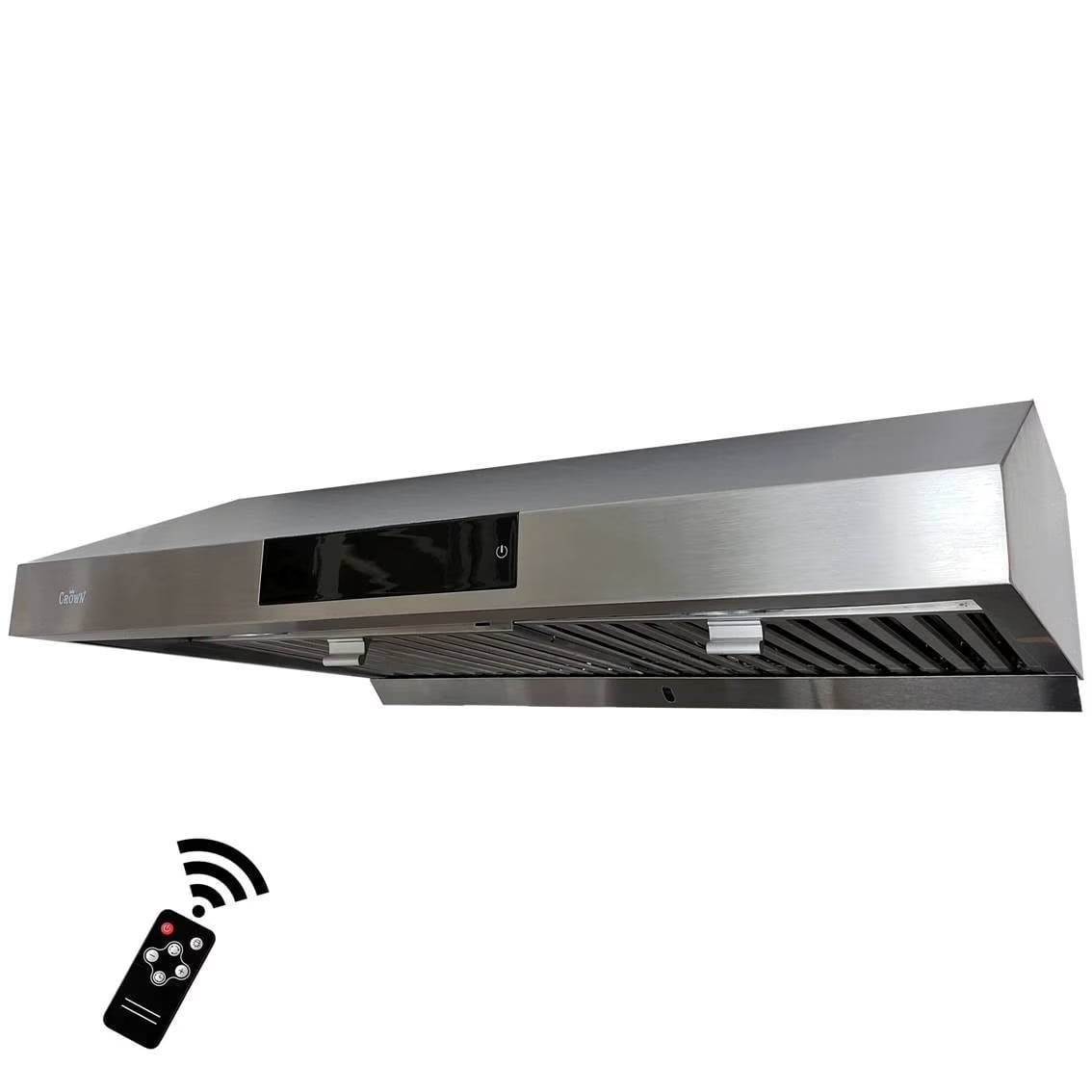 Crown 30 Inch 800 CFM Stainless Steel Range Hood with Remote