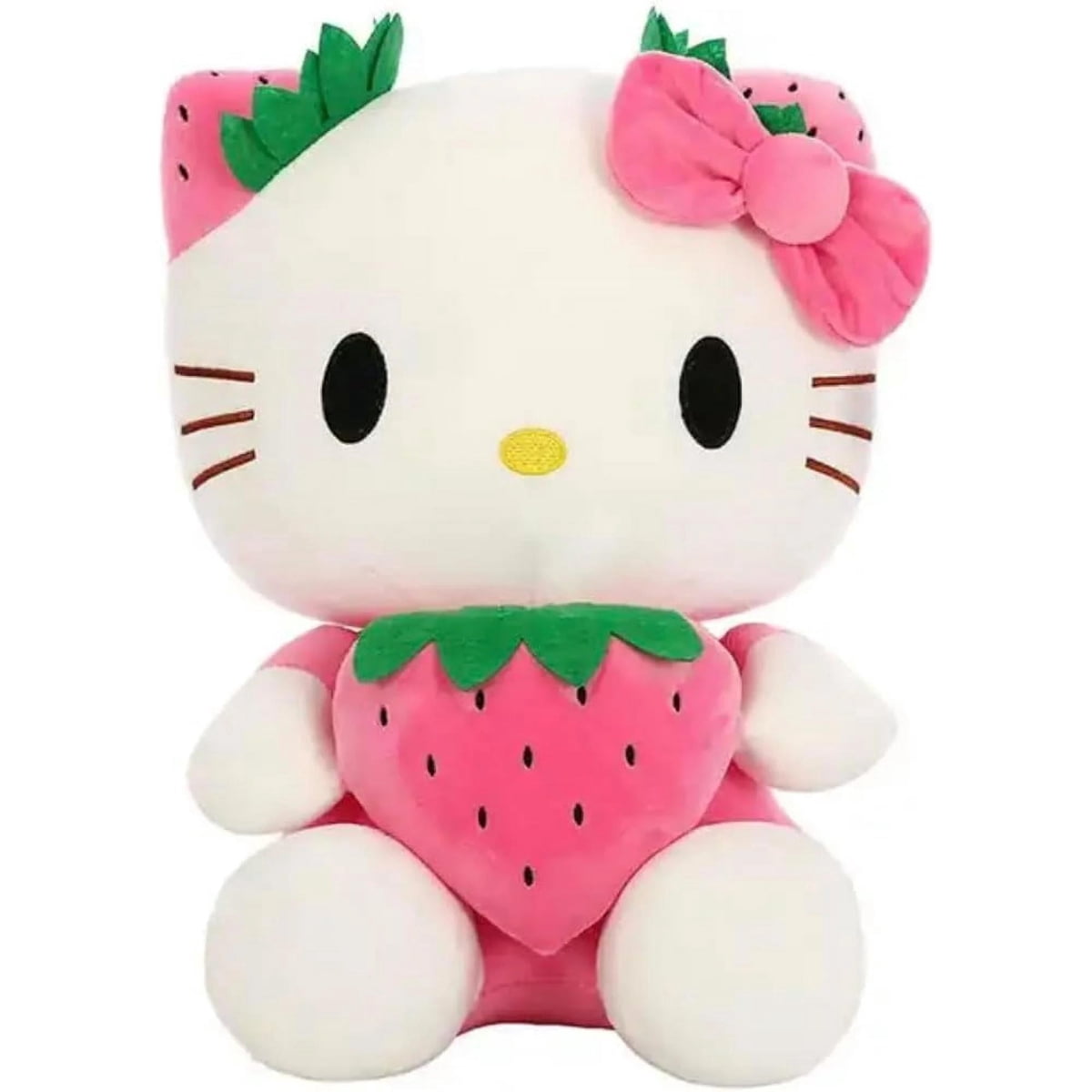 Kawaii Sanrio Hello Kitty Plush Stuffed Toy Strawberry KT Cat