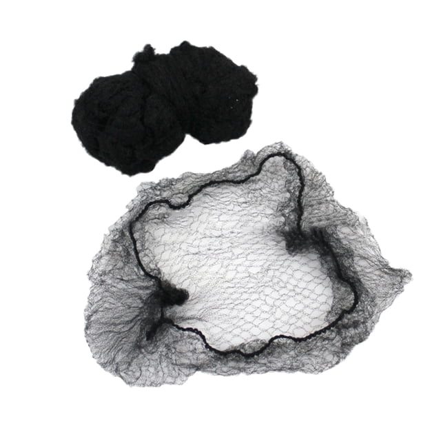 100 Elastic 24 Mesh Hair Net for Buns Long Hair Short Hair