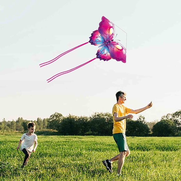 Large Kite for Kids and Adults | Easy to Fly Outdoor Toy with Long Tail | Durable Vinyl Flying Kite for Beginners | Fun Family Activity for Beach, Park, and Field