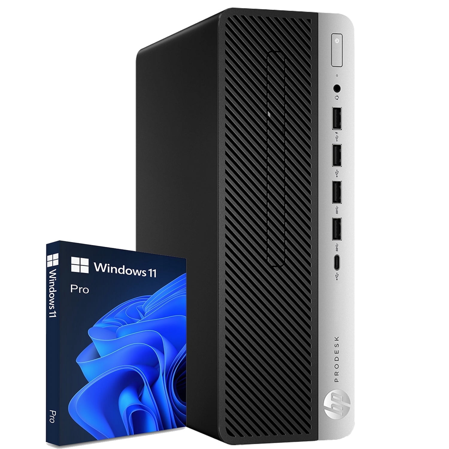 HP Computers ProDesk 600 G4 SFF Windows 11 Pro Business Desktop PC