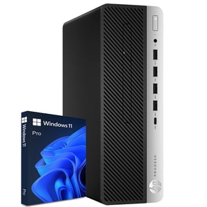 HP Computers ProDesk 600 G4 SFF Windows 11 Pro Bureau d'affaires PC Système informatique Intel Hexa-Core i5 32GB DDR4 RAM 1TB SSD WIFI Bluetooth