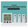 thumbnail image 2 of Wireless Thermometer with 3 Remote Sensors, Smart Alarm Temperature Monitor, 2 of 7