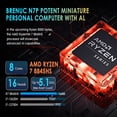 thumbnail image 2 of BRENUC N7P Mini PC de Jeu, Processeur AMD Ryzen 7 7840HS jusqu'à 5,10 GHz, 32 Go de RAM DDR5, SSD 512 Go, 2 of 6