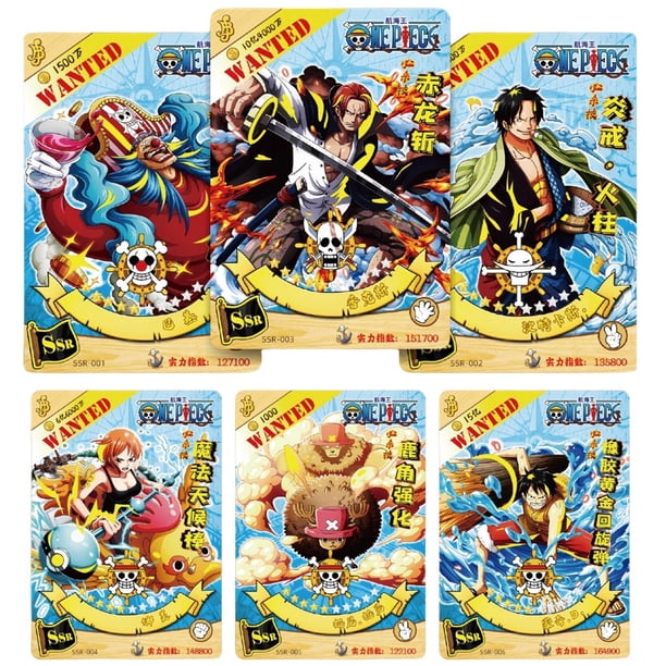New Anime One Piece Cards Nami Luffy SR SSR Collection Card Rare