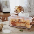 thumbnail image 1 of Dvkptbk Bread Storage Airtight Bread Storage Containers Plastic Reusable Loaf Cake Clear Bread Dispenser Fresh Bread Organizer Bin Storage & Organization, 1 of 8