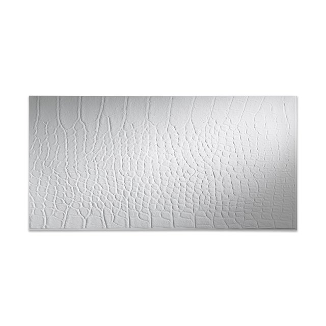 Fasade Cayman Matte White Wall Panel 4' x 8'