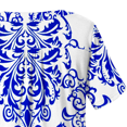 thumbnail image 2 of Woman Plus Size Short Sleeve Floral Blouses Henley T-Shirts V Neck Button Tunic Tops  M-4xl, 2 of 3