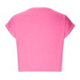 thumbnail image 4 of Timegard Hauts pour Femmes Col Ras du Cou Manches Courtes à Revers Haut Court d'Été T-Shirts Basiques Décontractés Amples Camisole Blouse, 4 of 7