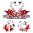 thumbnail image 3 of Crystal Swan Ornament Home Decoration Crafts Crystal Decoration Living Room, 3 of 5