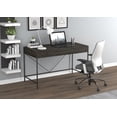 thumbnail image 1 of Safdie & Co. Computer Desk-49" Grey Wood 2 Drawers/Black Metal, 1 of 3