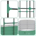 thumbnail image 3 of Yiwa Heavy Duty Galvanized Raised Garden Bed, Features 96 Inch Tall Vertical Arch Trellis, Rust-Resistant Planter Box for Outdoor Climbing Plants, Vegetables, and Flowers, 3 of 8