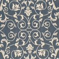 thumbnail image 3 of Safavieh CY2098-268-7R 6 Ft. - 7 In. x 6 Ft. - 7 In. Round, Indoor - Outdoor Courtyard Navy And Beige Machine Made Rug, 3 of 4