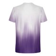 thumbnail image 5 of Qertyioot Hommes Imprimer Manches Courtes Col Rond T-shirt Casual Mode Manches Courtes Dégagement, 5 of 5