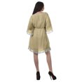 thumbnail image 4 of Moomaya Robe d'Été pour Femmes, Grande Taille, Kimono Aguichant Imprimé, Mini-Robe, 4 of 6