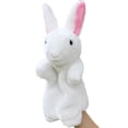 thumbnail image 2 of Cute Cartoon Animal Doll Kids Glove Hand Puppet Rabbit Plush Bunny Finger Toys, 2 of 8