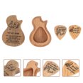 thumbnail image 2 of Miangastore Boîte de Rangement pour Organiseur de Pics de Guitare pour Guitaristes Étui en Bois Design 1 Ensemble 6.5x4.7cm, 2 of 8