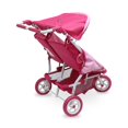 thumbnail image 2 of Valco Baby -  Mini Twin Marathon Doll Stroller (Pink Butterfly), 2 of 6