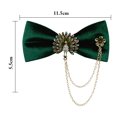 thumbnail image 2 of Men's Bow Tie Fashion Rhinestone Adjustable Pre-tied Neck Bowtie Formal Bowtie, 2 of 6
