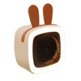 thumbnail image 1 of Cartoon Mini Space Heater Fan Portable Air Heater Small Desktop Night Light Heater, 1 of 7