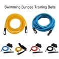 thumbnail image 4 of Ceinture de Résistance d'Entraînement à la Nage, Élastique de Sécurité Ajustable avec Poche en Maille, Pochette en Maille, Accessoires d'Entraînement de Natation Réutilisables pour Exerciseur, Jaune, 4 of 8
