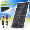 thumbnail image 1 of Panneau Solaire Monocristallin 60W hors Grille Module Haute Efficacité IP65 Résistant à l'Eau pour Maison VR, 1 of 8