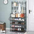 thumbnail image 2 of HSH001 - Coat Rack Flooring Standing-5Tiers 80 x 28 x 175cm, 2 of 2