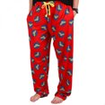 thumbnail image 1 of Wonder Woman Pantalon de Pyjama Unisexe Bleu et Jaune à Logos Classiques Partout - Moyen (32-34), 1 of 2