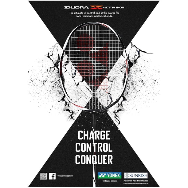 Yonex DUORA Z STRIKE Professional Graphite Badminton Racquet With