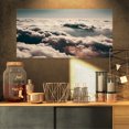 thumbnail image 1 of Sky above Dark Heavy Clouds - Contemporary Landscape Canvas Art, 1 of 3