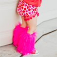 thumbnail image 4 of Faithtur Girl's Faux Fur Leg Warmers Solid Color Soft Cozy Fuzzy Boot Cuff Cover Party Costumes, 4 of 5