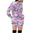 thumbnail image 4 of Jsaierl Robe à Capuchon pour Femmes Noël Grande Taille Tunique de Noël Chandails à Capuchon Robes Chandail Femme Tenue d'Automne Tendance, 4 of 5