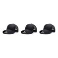 thumbnail image 3 of Baohd Male 3D Embroidery Snap-back Hat Fashionable Adjustable Strap Sun Protection Breathable Comfortable black 3Set, 3 of 6